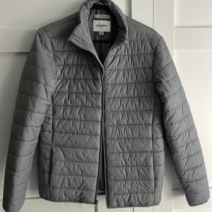 GoodFellow Mens gray puffer jacket